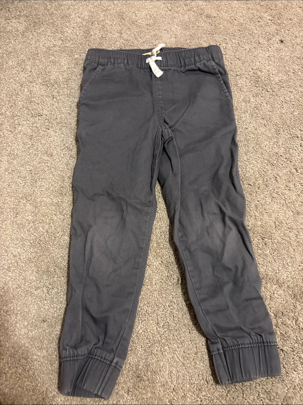 Kids Charcoal Drawstring Joggers - Comfortable Everyday Sweatpants